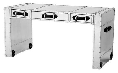 4251287770650 - Luxus Schreibtisch mit 3 Schubladen 150 x 72 x H 76 cm - Wohnzimmer BÃ¼ro MÃ¶bel