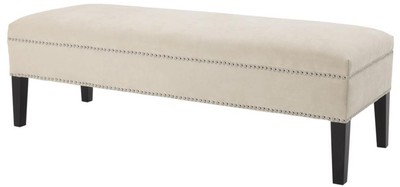 4251287772012 - Luxus Sitzbank Naturfarbig 140 x 50 x H 45 cm - Designer MÃ¶bel