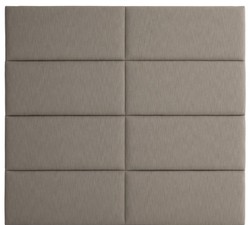 4251287772081 - Designer Bett-Kopfteil Hellbraun 200 x H 180 cm - Luxus MÃ¶bel