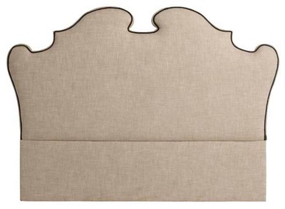 4251287772142 - Designer Bett-Kopfteil Beige 200 x H 144 cm - Luxus QualitÃ¤t