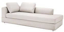 4251287772203 - Designer Sofa Naturfarbig Linksseitig 231 x 101 x H 85 cm - Luxus Wohnzimmer MÃ¶bel
