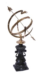 4251287772494 - Jugendstil Sonnenuhr Antik Stil Gussmetall H 105 cm - Schloss Sonnen Uhr - Luxus Garten Dekoration 4251287772494 - Jugendstil Sonnenuhr Antik Stil Gussmetall H 105 cm - Schloss Sonnen Uhr - Luxus Garten Dekoration