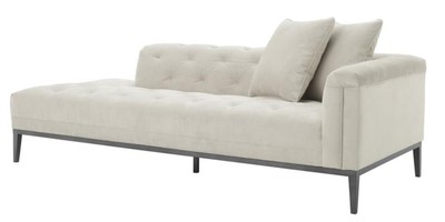 4251287773460 - Luxus Sofa Hellgrau Rechtsseitig 220 x 96 x H 66 cm - Hotel MÃ¶bel