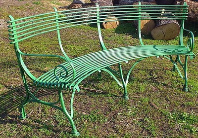 4251287773750 - Schmiedeeisen Gartenbank 19 x 048 x H 09m - Vintage Nostalgie 4251287773750 - Schmiedeeisen Gartenbank 19 x 048 x H 09m - Vintage Nostalgie