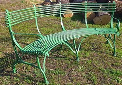 4251287773750 - Schmiedeeisen Gartenbank 19 x 048 x H 09m - Vintage Nostalgie 4251287773750 - Schmiedeeisen Gartenbank 19 x 048 x H 09m - Vintage Nostalgie