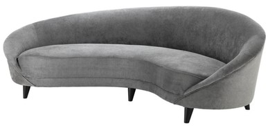 4251287773934 - Designer Sofa Hellgrau 245 x 87 x H 79 cm - Luxus Hoteleinrichtung