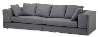 4251287773989 - Sofa Grau 290 x 111 x H 80 cm - Luxus Kollektion
