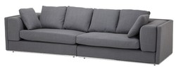 4251287773989 - Sofa Grau 290 x 111 x H 80 cm - Luxus Kollektion