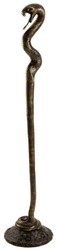 4251287774146 - Designer Bronzefigur Viper 33 x H 149 cm - Luxus Dekoration