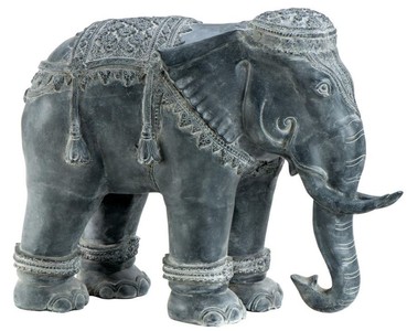 4251287774450 - Luxus Dekoration Aluminium Elefant 90 x 35 x H 67 cm - Limited Edition