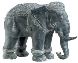 4251287774450 - Luxus Dekoration Aluminium Elefant 90 x 35 x H 67 cm - Limited Edition