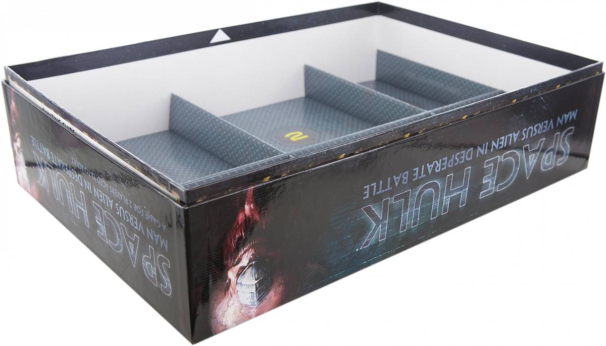Feldherr AH037WH05 Vassoio In Cartone Per Space Hulk Box – 39 Slot, 415x280x37 Mm, Fatto In Germania