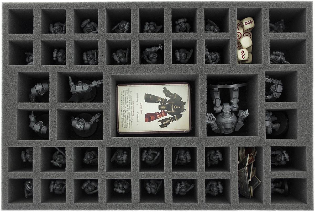 Foam tray value set for The Horus Heresy - Betrayal at Calth board game box