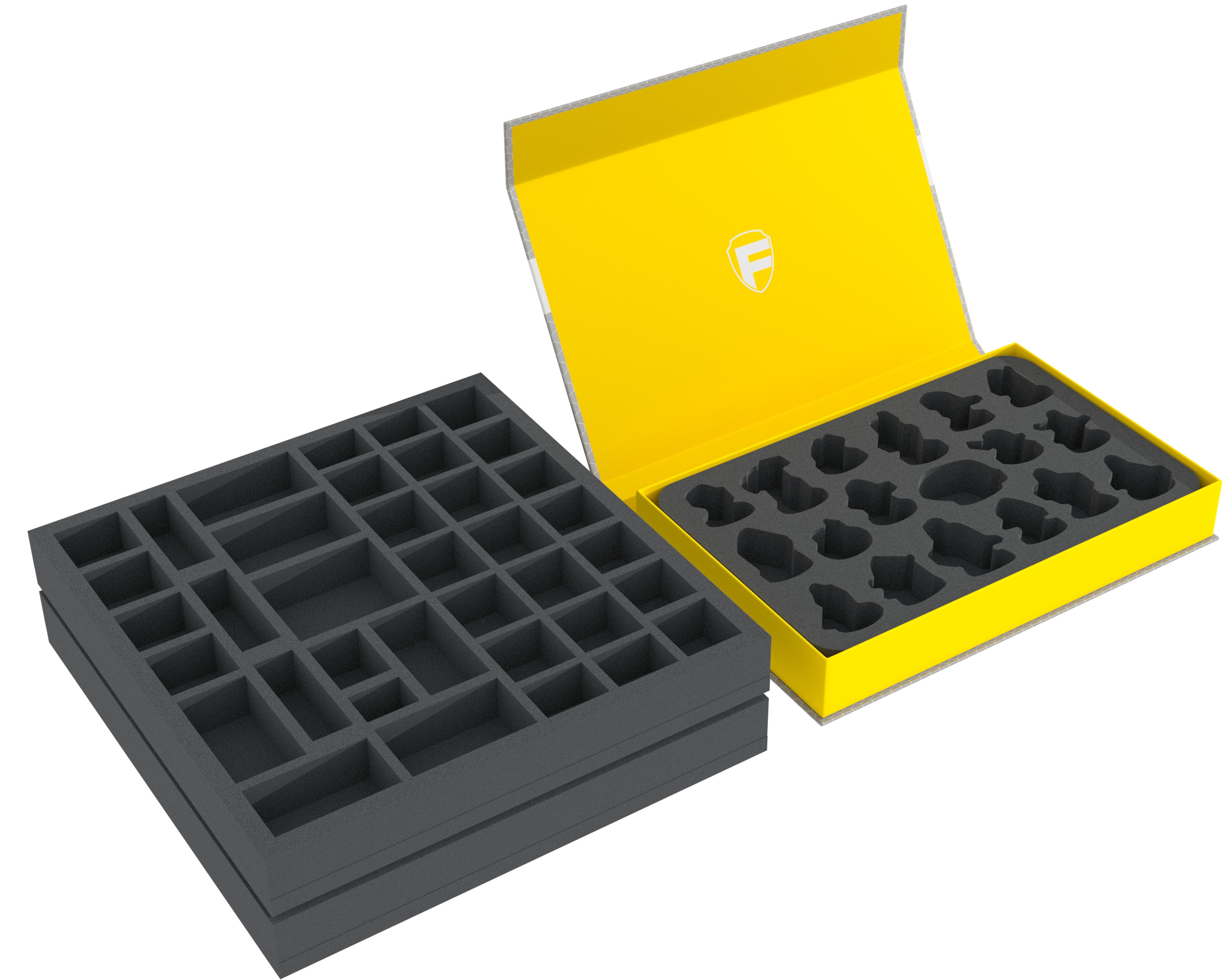 Feldherr Schaumstoff-Set für Gloomhaven Brettspielbox + Magnetbox