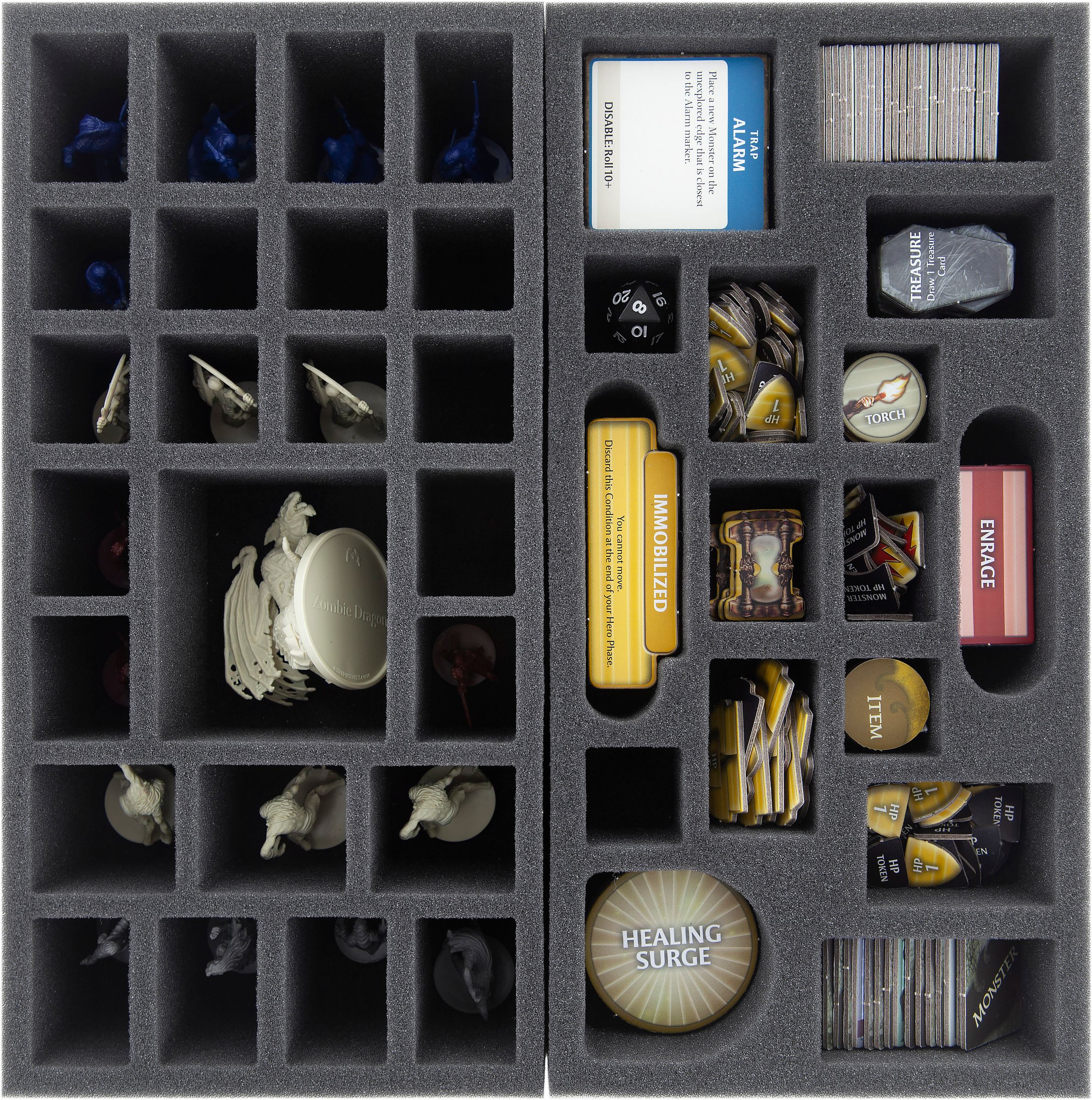 Feldherr foam set for 9L Really Useful Boxes - 42 miniatures + tanks /  monsters  Feldherr Figure Cases free european shipping available I Store,  Bags, Backpacks and Foam Tra