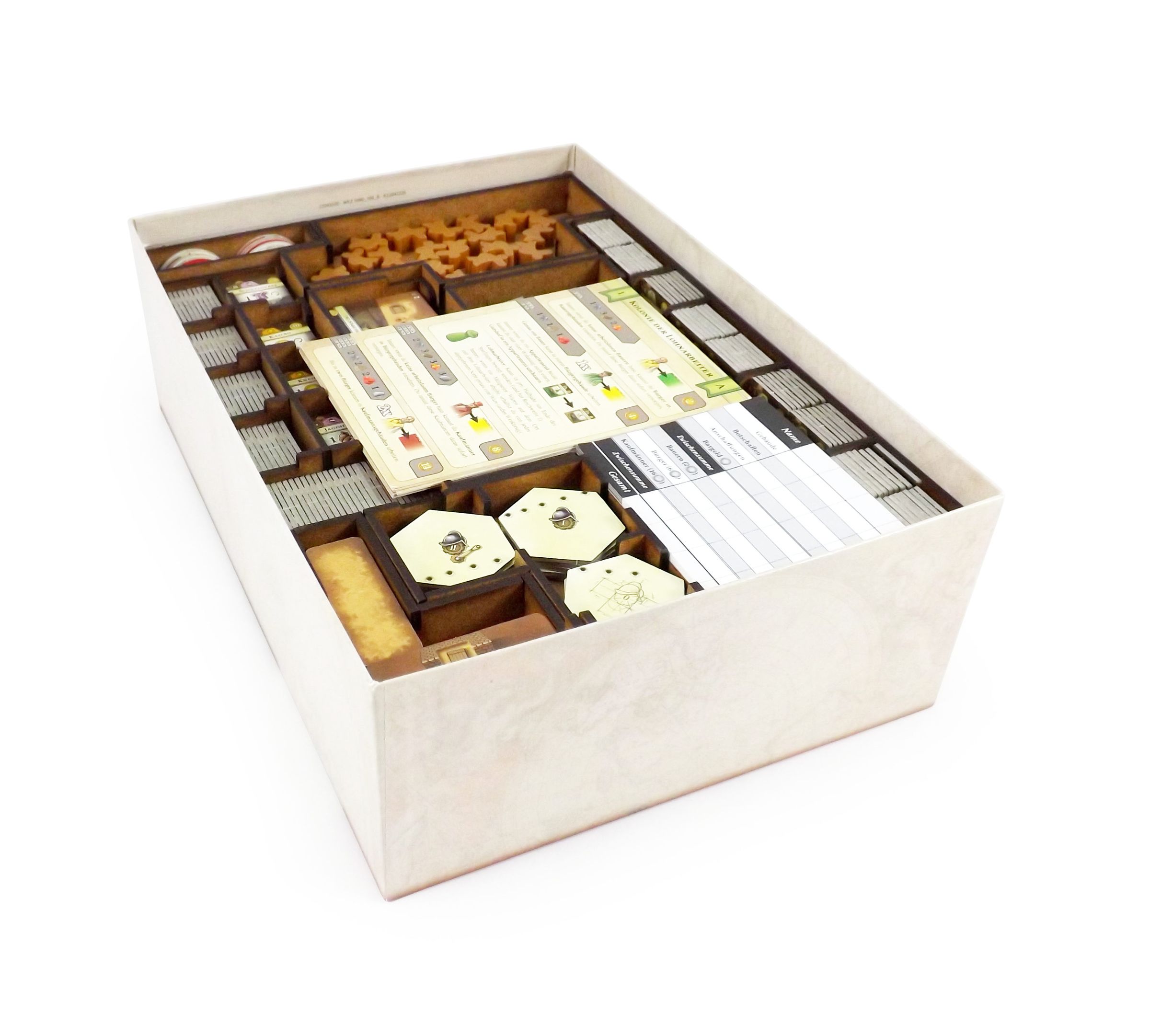Boardgame Organizer for The Colonists and expansion Ante Portas