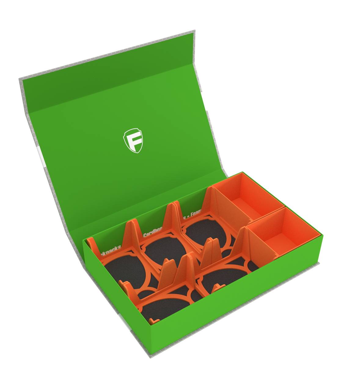 Feldherr Magnetic Box green for cards and game material - 750