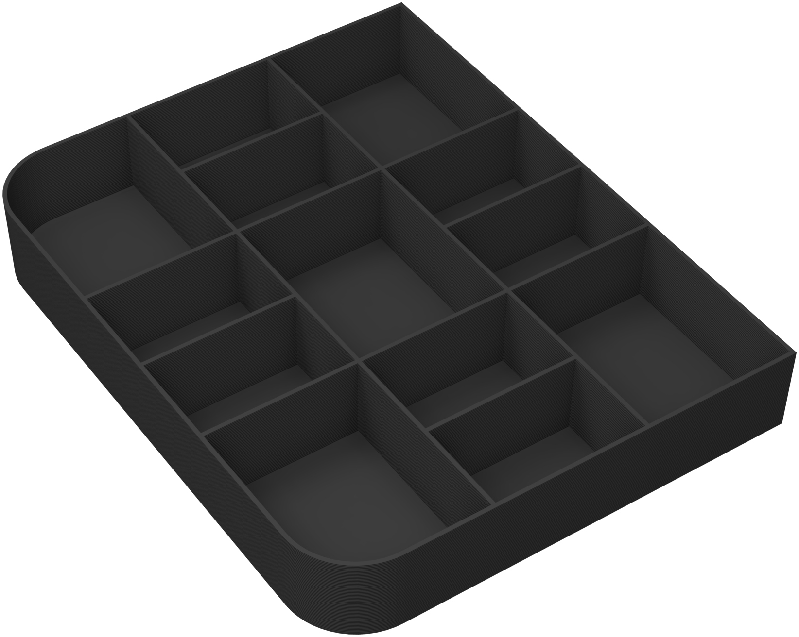 Feldherr QuarterSize TokenTray für Spielmaterial 13 Fächer Feldherr direkt vom