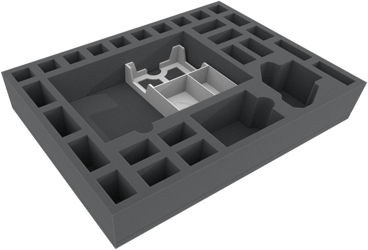 Feldherr Organizer Per HeroQuest (2021) – Espansione The Frozen Horror – Inserti In Plastica Per Miniatura E Carte – Fatto In Germania