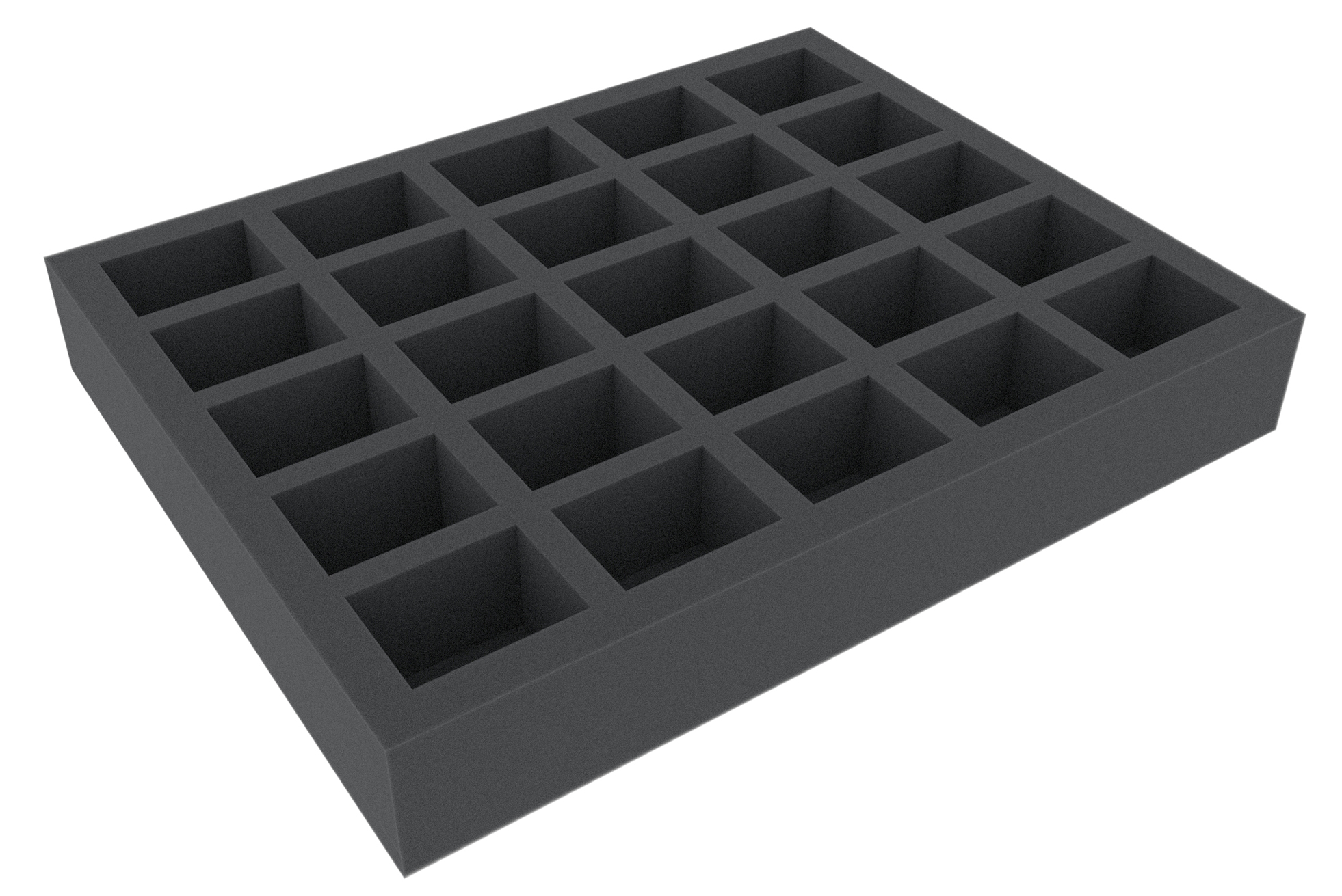 Feldherr Schaumstoffeinlage Für Krosmaster – 25 Fächer, 345x275x50 Mm, Made In Germany