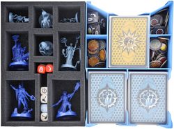 Feldherr Schaumstoff-Set Für Warhammer Underworlds: Dreadfane – Maßgeschneidertes Insert Mit 12 Fächern Für Figuren & Zubehör
