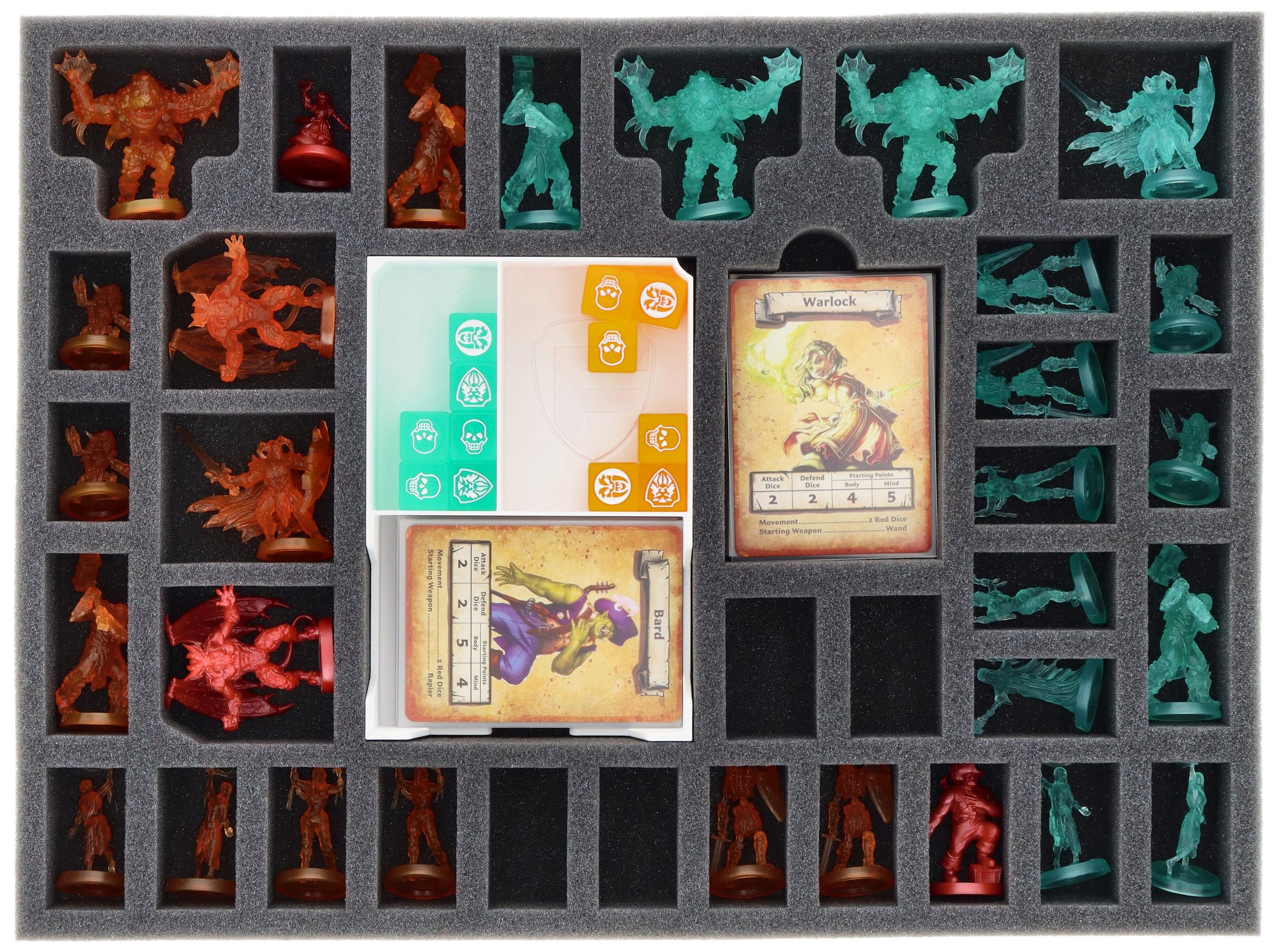 Feldherr Caja Magnética Amarilla Compatible Con HeroQuest Return Of The Witch Lord Expansion
