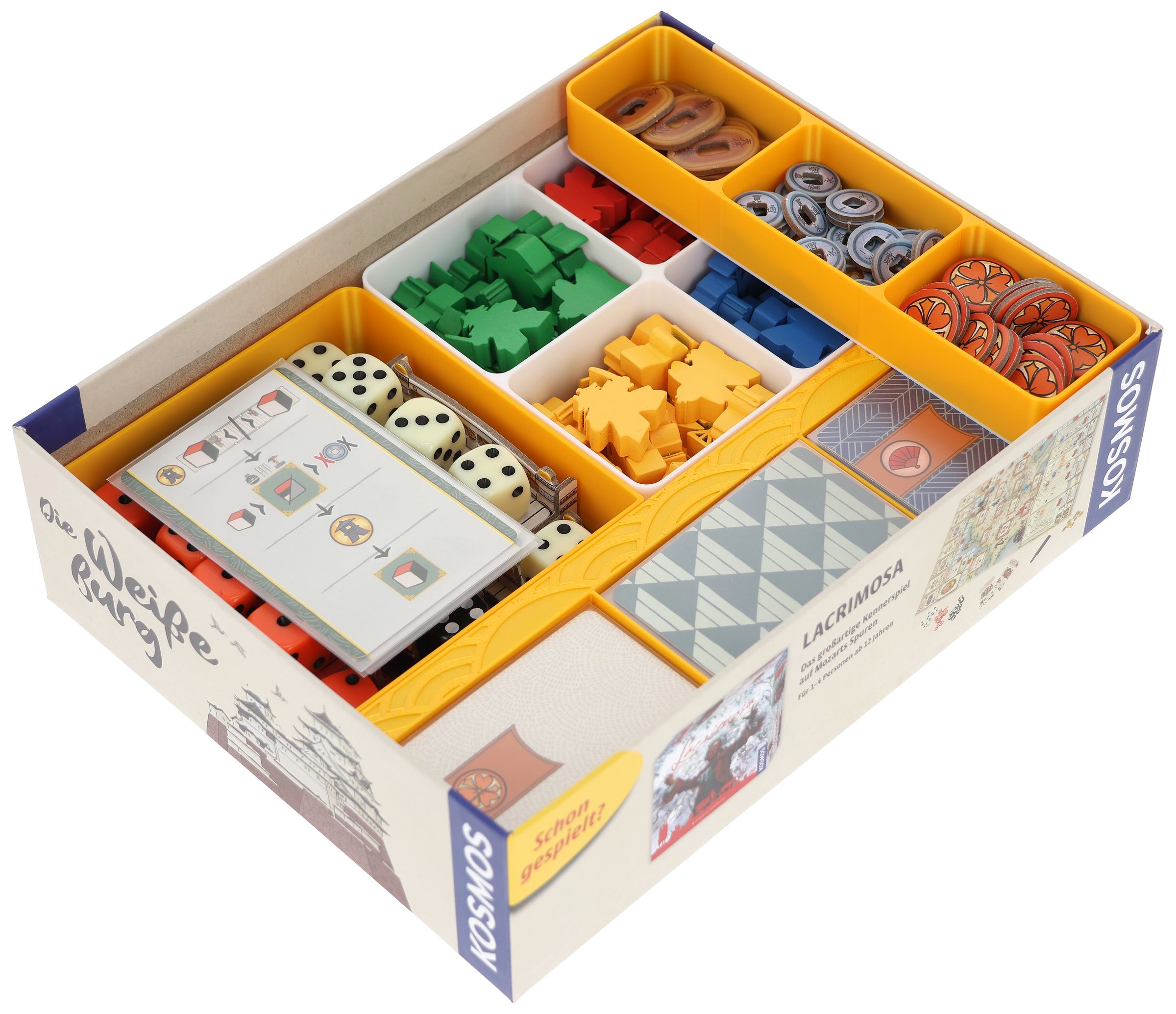 Feldherr Organizer In Plastica Per The Castles Of Burgundy, Contenitore Per Tessere E Accessori, Gioco Da Tavolo - 2