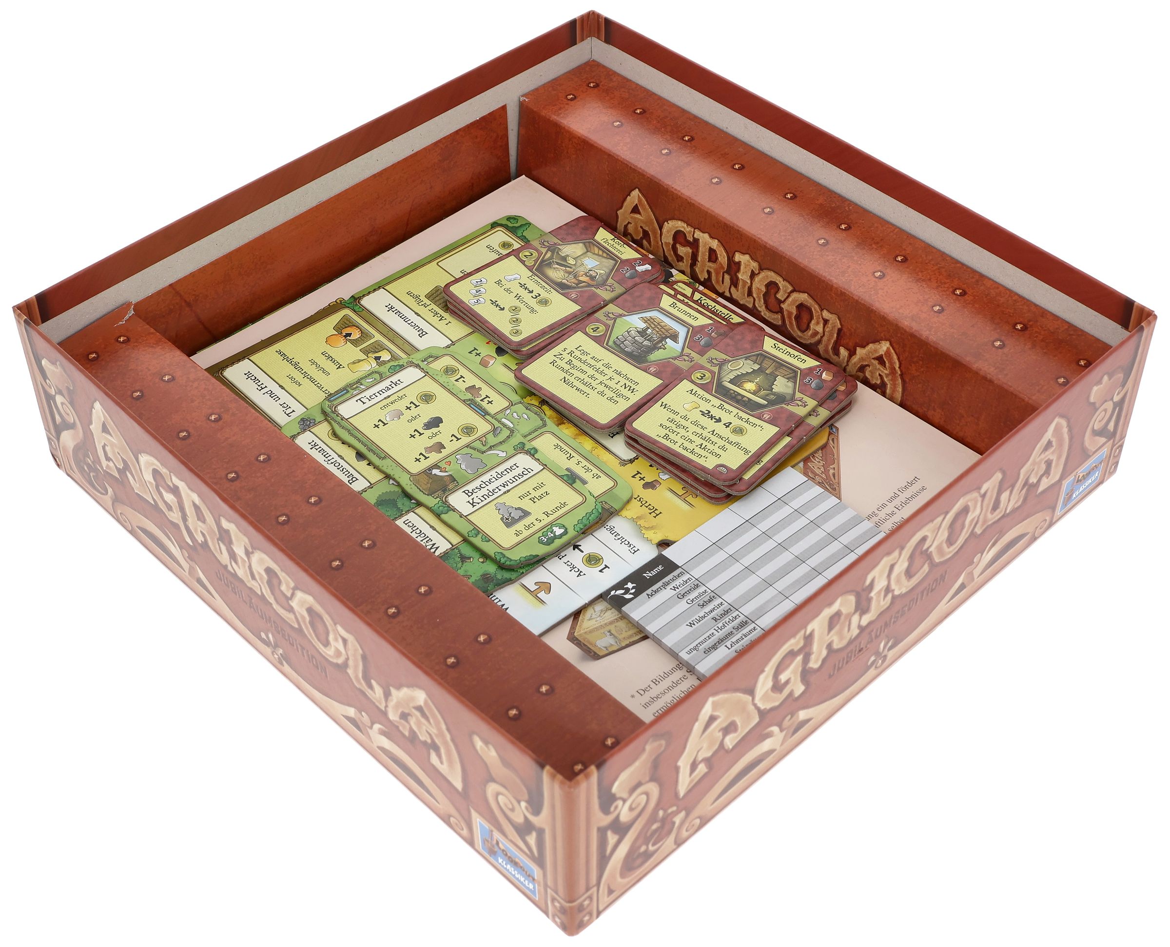 Organizzatore del gioco da tavolo per le Favole ripiene