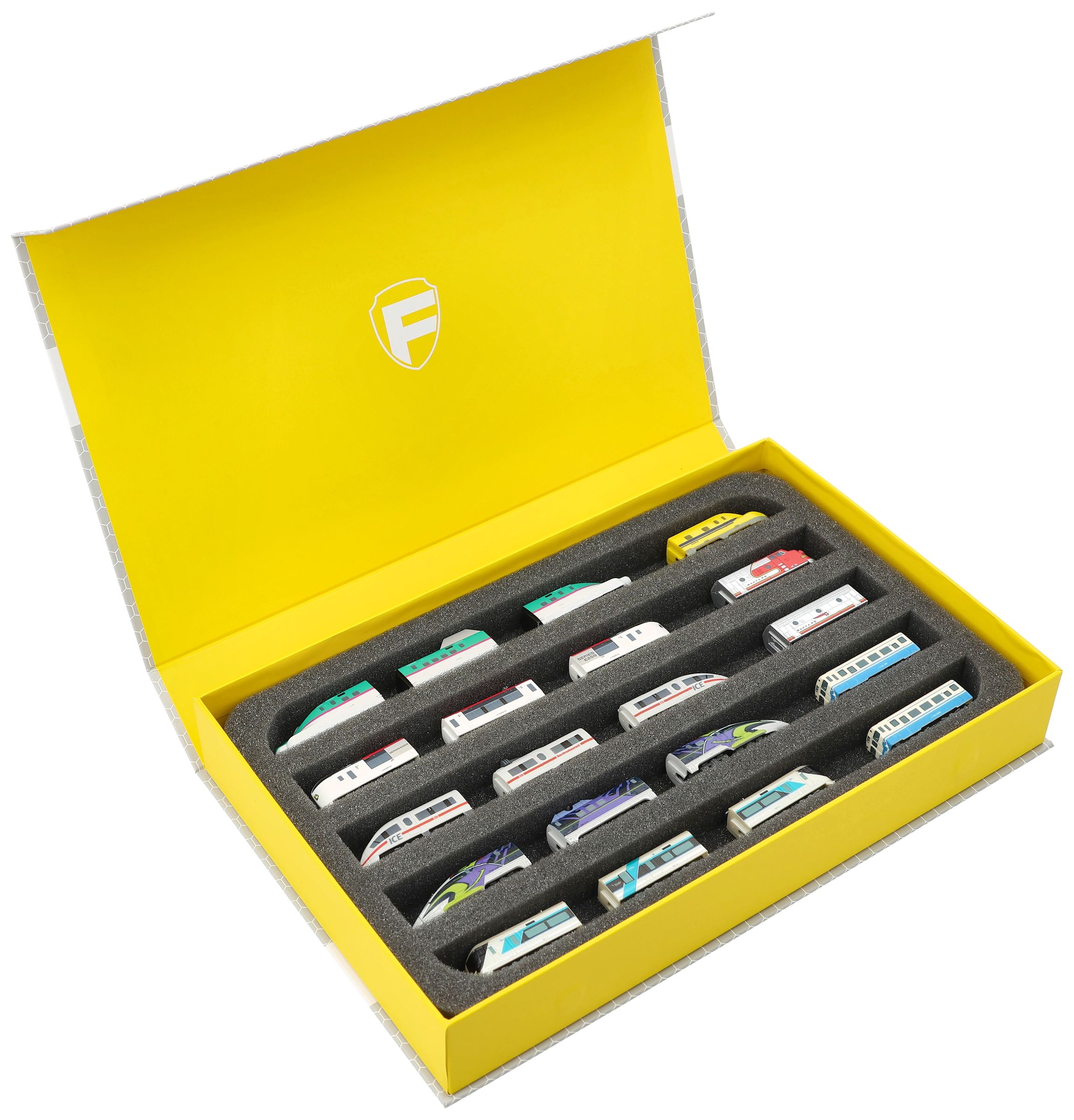 Feldherr Magnetic Box yellow for Z-Shorty model railway - 5