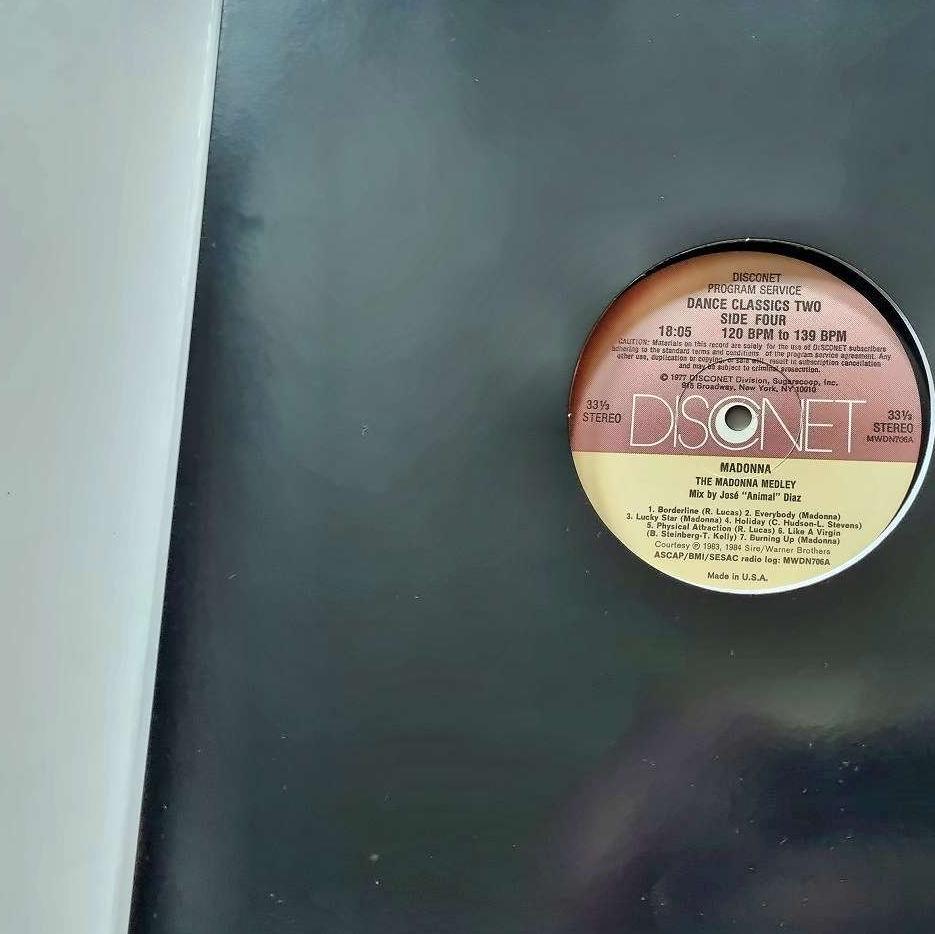 Various/ Madonna - Disconet Dance Classics #2 12'' Vinyl Maxi US