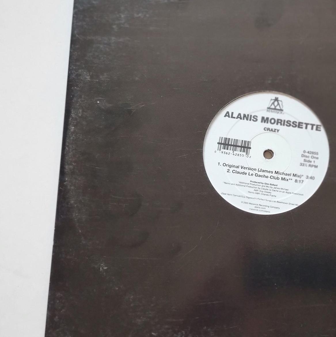 Alanis Morissette/Crazyレコード2x12\"05年seal Alanis Morissette/Crazyレコード2x12 05年seal