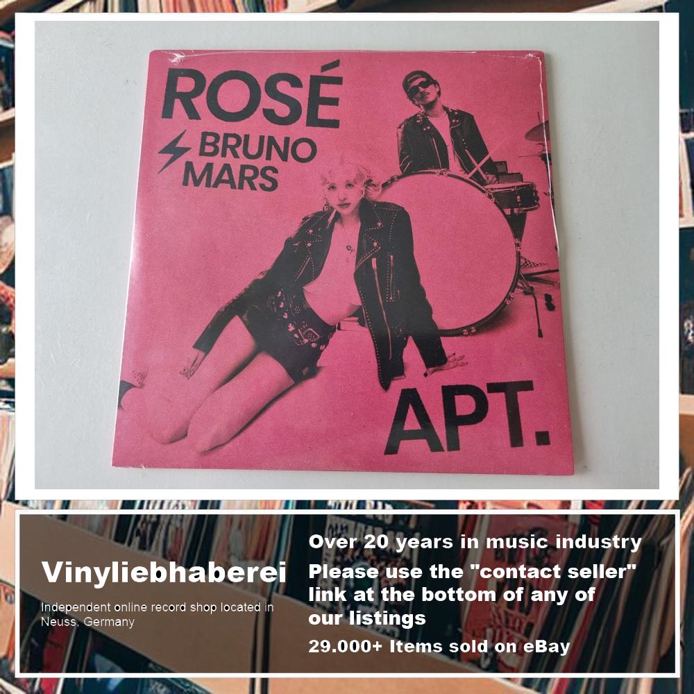 Rosé & Bruno Mars-APT. 7'' Vinyl Europe STILL SEALED!! Schallplatten |