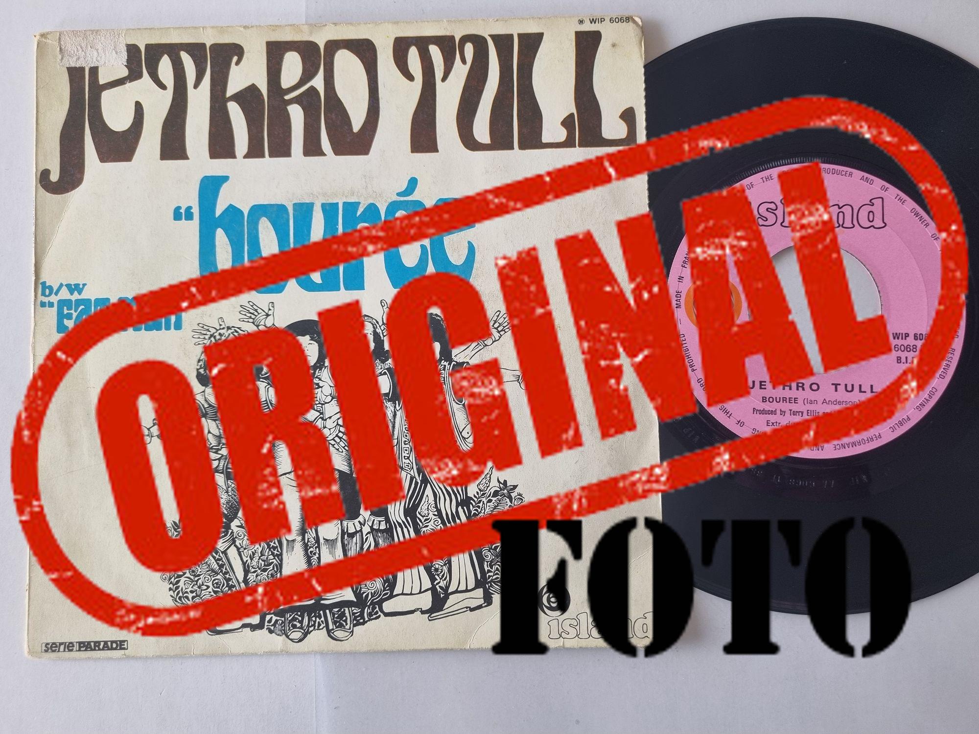 Jethro Tull-Bourée/ Fat man 7'' Vinyl France Schallplatten |