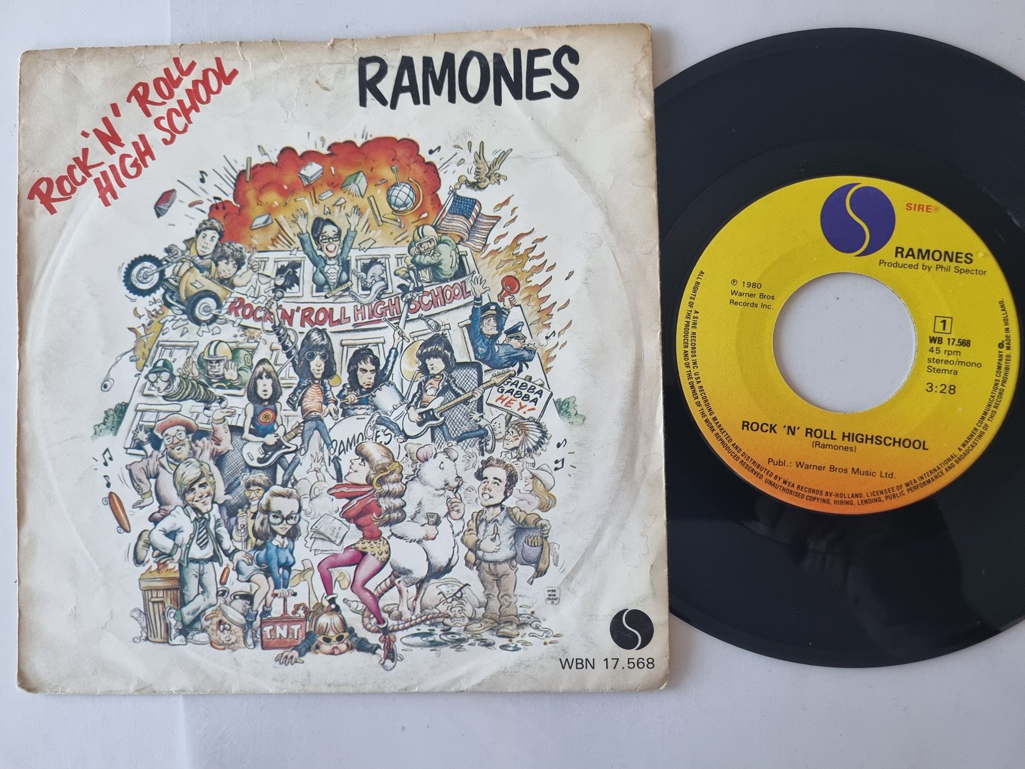 洋楽 RAMONES + ROCK ' N ' ROLL HIGH SCHOOL LP Ramones – Rock 'N' Roll High School – Vinyl (7