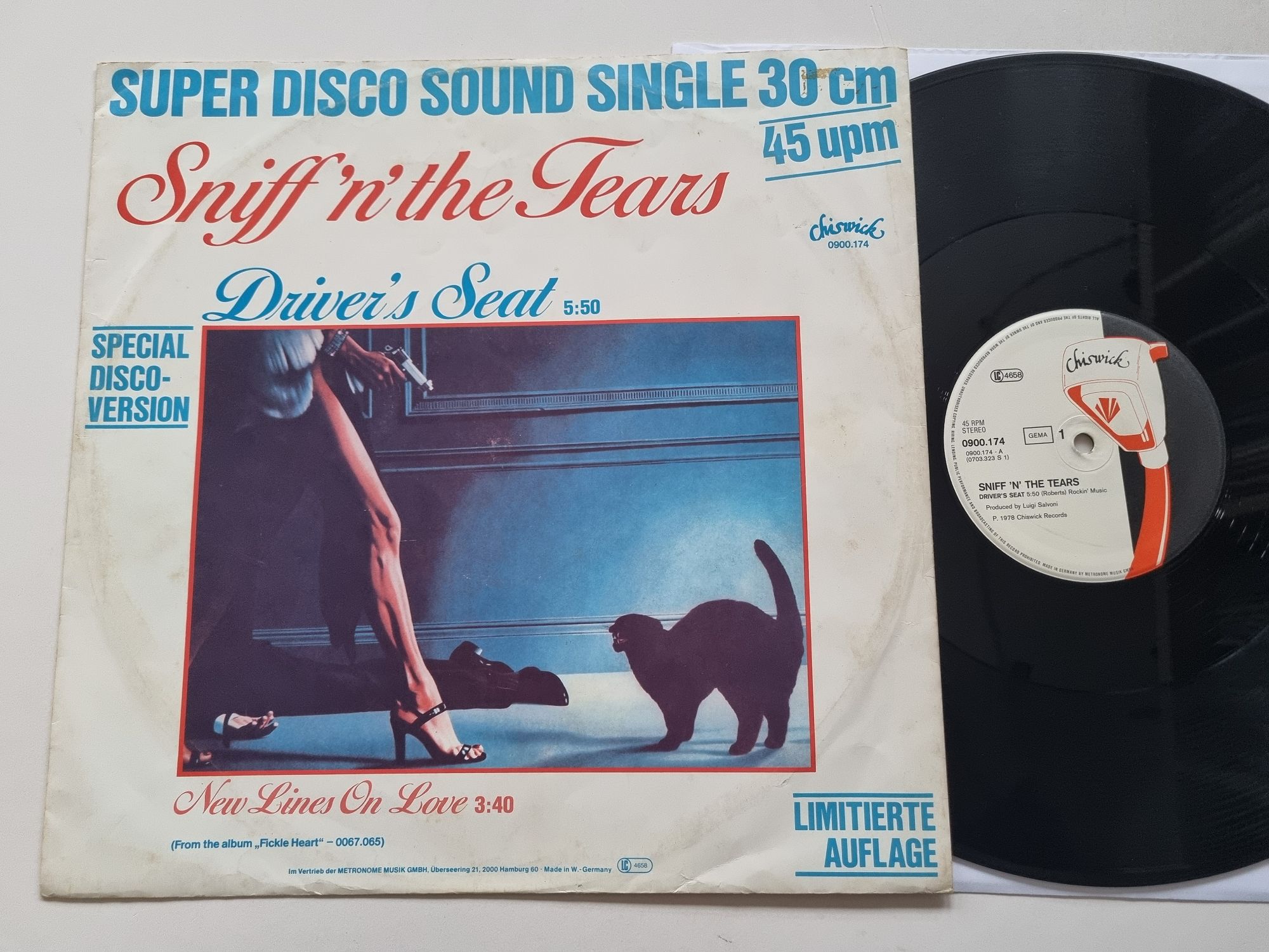 Sniff 'n' the Tears - Driver's Seat 12'' Vinyl Maxi Germany | eBay
