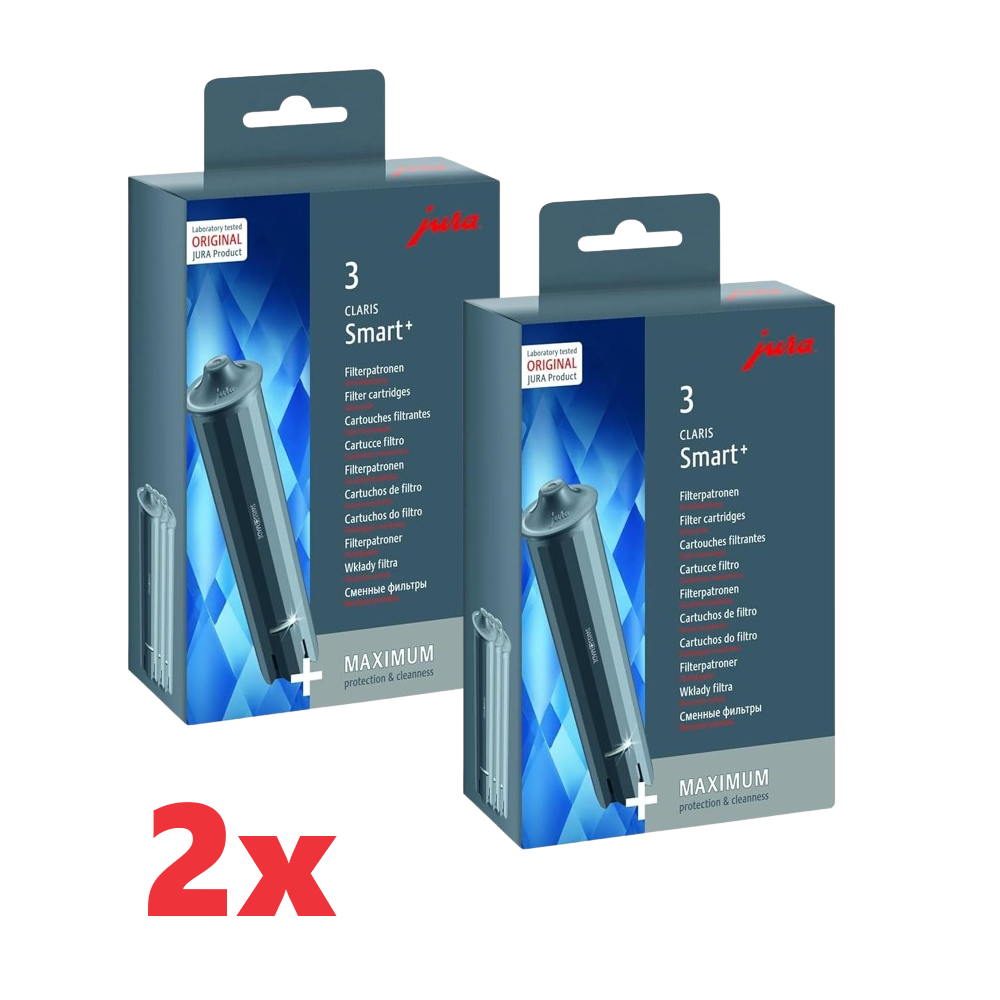 Paket 2x JURA original CLARIS Smart Filterpatrone mit automatischer Filtererkennung TÜV