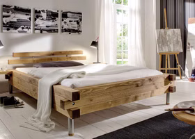 Doppelbett Balkenbett 180x200 TOKIO Unikat Holzbett rustikal antik gewachst Casa de mobila Goslar Doppelbett Balkenbett 180x200 TOKIO Unikat Holzbett rustikal antik gewachst Casa de mobila Goslar