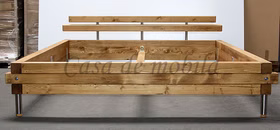 Massivholz Bettgestell TOKIO 180x200x42cm Unikat Fichte massiv rustikal antik gewachst Casa de mobila Goslar Massivholz Bettgestell TOKIO 180x200x42cm Unikat Fichte massiv rustikal antik gewachst Casa de mobila Goslar