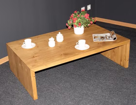 Massivholz Couchtisch Soho 120x35x75cm fichte massiv antik gewachst Casa de mobila Goslar