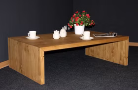 Massivholz Wohnzimmertisch Soho 120x35x75cm fichte massiv antik gewachst Casa de mobila Goslar