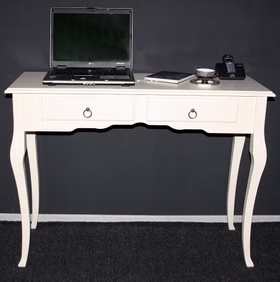 Konsolentisch Wandtisch Beistelltisch 105x79 - Holz massiv creme Konsolentisch Wandtisch Beistelltisch 105x79 - Holz massiv creme