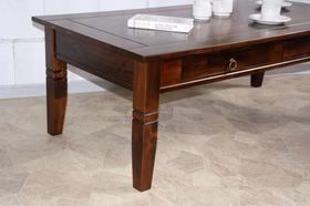 Massivholz Couchtisch mit schubkasten DECOR Braun kolonial nussbaumfarben casademobila Goslar Massivholz Couchtisch mit schubkasten DECOR Braun kolonial nussbaumfarben casademobila Goslar