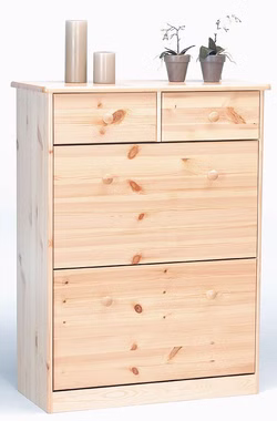 Massivholz Schuhschrank mit schubladen Mario 78x103x35cm Kiefer massiv natur lackiert Casa de mobila Goslar Massivholz Schuhschrank mit schubladen Mario 78x103x35cm Kiefer massiv natur lackiert Casa de mobila Goslar