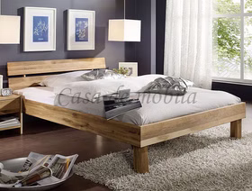 Holzbett Bett 90x200 cm CAMPINO Eiche Wildeiche massiv geölt stabverleimt Kopfteil geteilt casademobila Holzbett Bett 90x200 cm CAMPINO Eiche Wildeiche massiv geölt stabverleimt Kopfteil geteilt casademobila