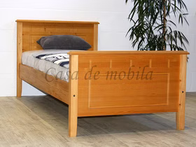 Einzelbett Landhaus 90x200x40cm VICKY Fichte massiv gelaugt geölt Massivholz seniorenbett 90x200cm VICKY Fichte massiv gelaugt geölt Casa de mobila Goslar