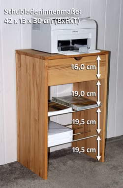 massivholz regal Beistelltisch Beistellregal Buche kernbuche rotkernbuche