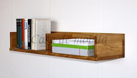 Massivholz Hägende CD-regal 85x14x22cm TAKE IT Wildeiche massiv natur geölt Casa de mobila Goslar Massivholz Hägende CD-regal 85x14x22cm TAKE IT Wildeiche massiv natur geölt Casa de mobila Goslar