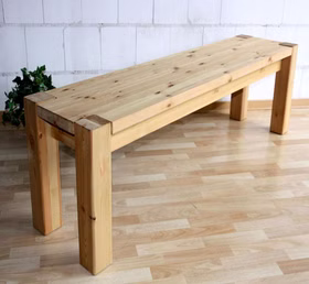 Sitzbank 180x48x43cm Kiefer massiv