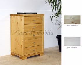 Schubladenkommode-Metallgriffe-Kiefer-massiv-gelaugt-geoelt-Guldborg-KM502-20.jpg Massivholz Schubladenkommode 59x92x47cm GULDBORG Kiefer massiv weiss oder gelaugt geölt casademobila