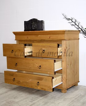Massivholz Anrichte mit schubladen SAM Kiefer massiv gelaugt geölt Landhausstil casademobila Goslar Massivholz Anrichte mit schubladen SAM Kiefer massiv gelaugt geölt Landhausstil casademobila Goslar